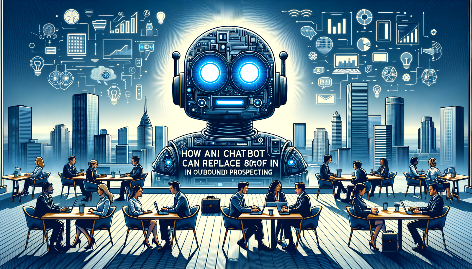 Como um Chatbot de IA Pode Substituir 80% do SDR na Prospecção Outbound