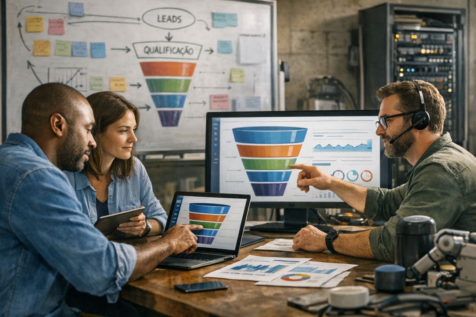 Como Estruturar um Funil de Vendas B2B do Zero Usando Tecnologia