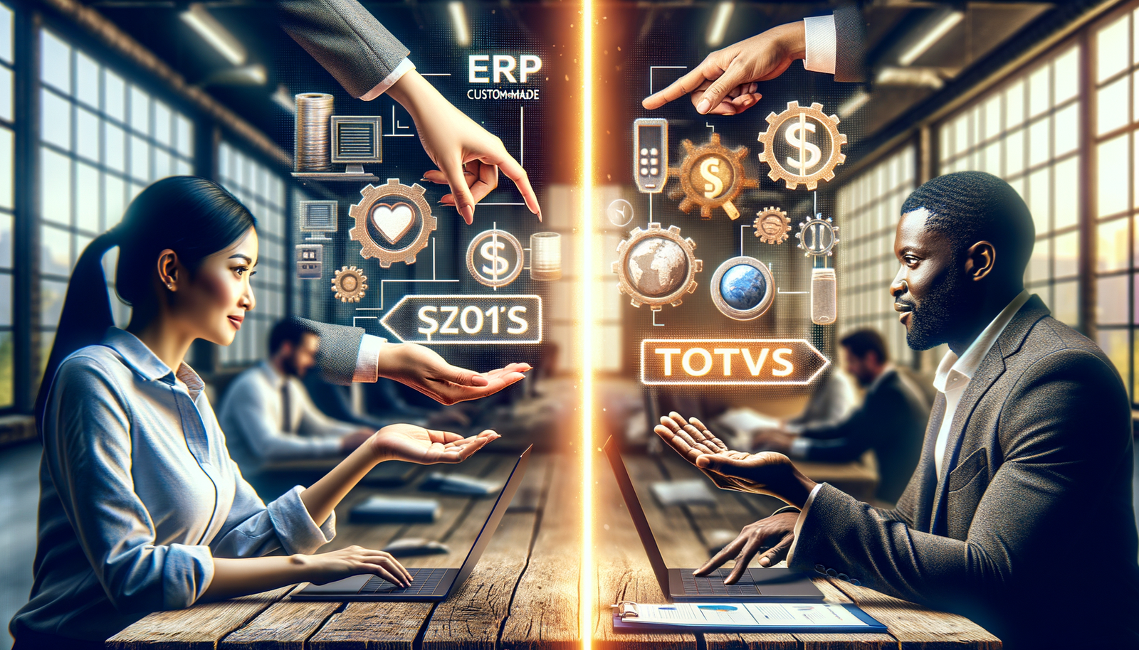ERP Sob Medida vs TOTVS: Custo-Benefício para Empresas de Médio Porte