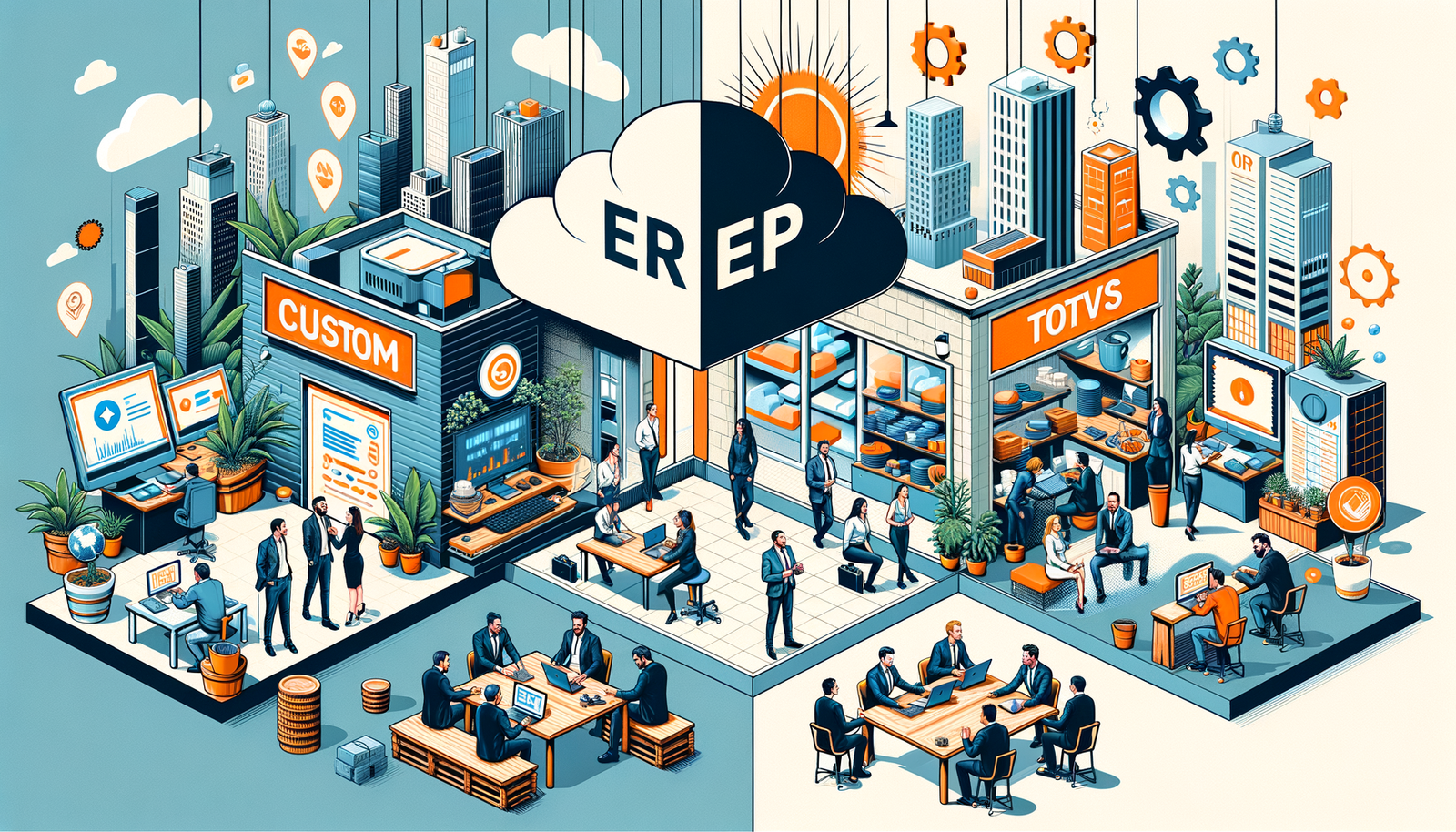 ERP Sob Medida vs TOTVS: Custo-Benefício Real para Empresas de Médio Porte