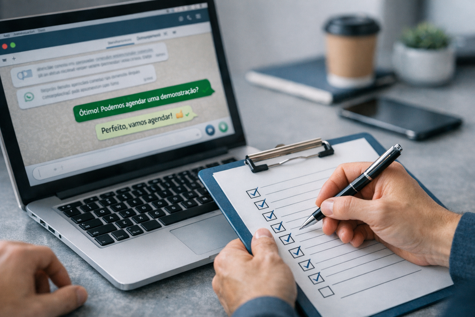 Automação WhatsApp para B2B: Checklist do Primeiro Contato ao Handoff