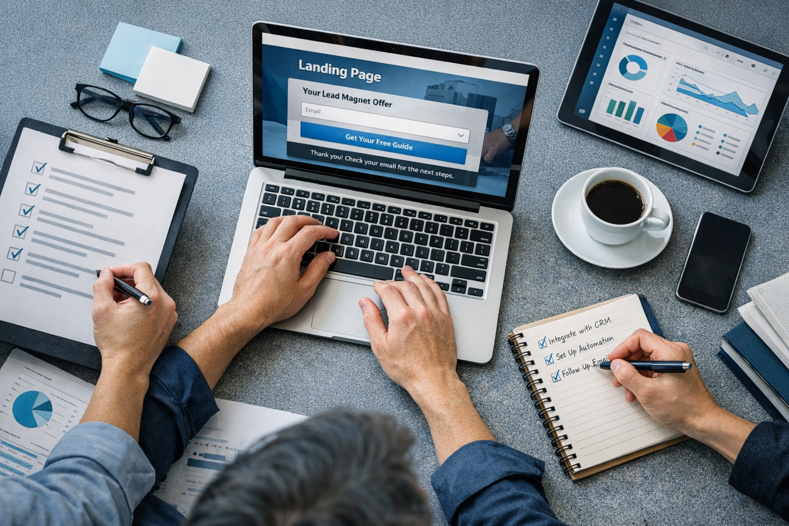 Checklist Prático para Integrar Landing Page que Gera Lead ao CRM