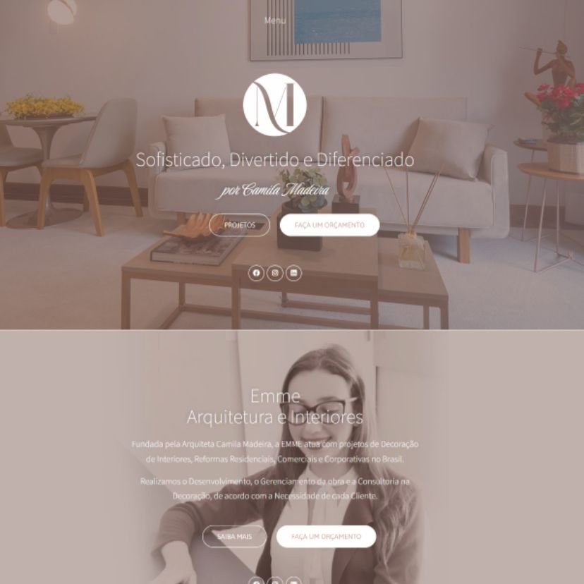 Site camila arquiteta