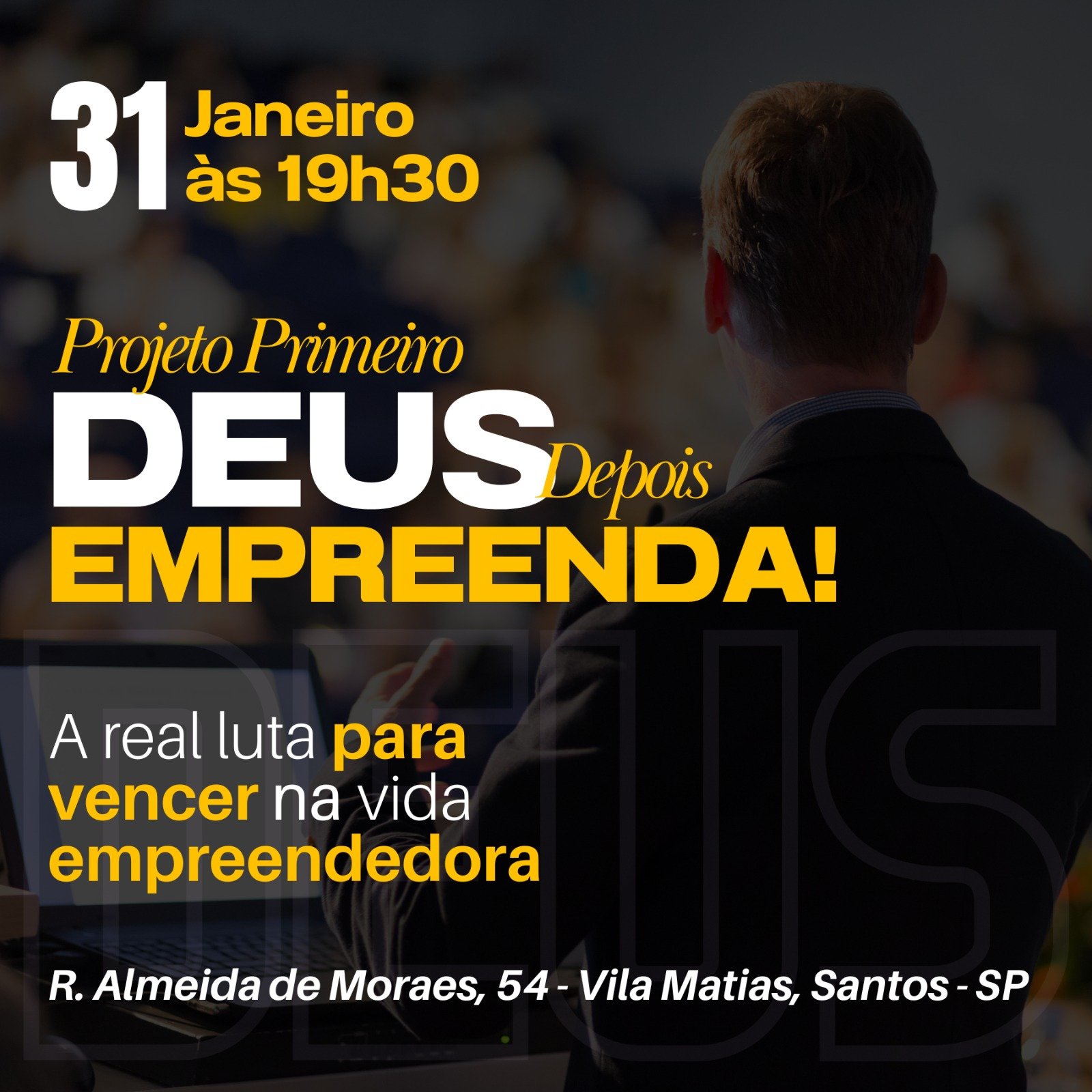 Projeto - Primeiro Deus, depois empreenda